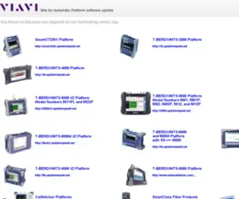 Updatemyunit.net(VIAVI Solutions Inc) Screenshot