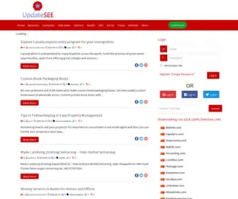Updatesee.com(Free link submission sites list) Screenshot