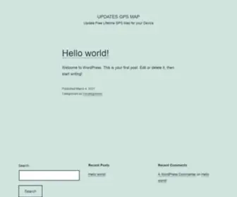 Updatesgpsmap.com(Updates GPS Map) Screenshot