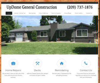 Updomegeneralconstruction.com(UpDome General Construction) Screenshot