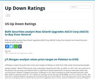 Updownratings.com(Up Down Ratings) Screenshot