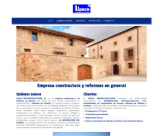 Upeco.es(Empresa constructora y de reformas) Screenshot