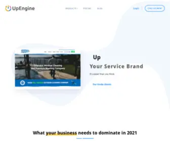 Upengine.io(Rocket-Fueled Websites and more) Screenshot