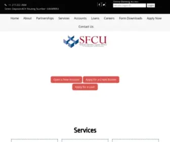 Upennsfcu.org(The Student Federal Credit Union (SFCU)) Screenshot