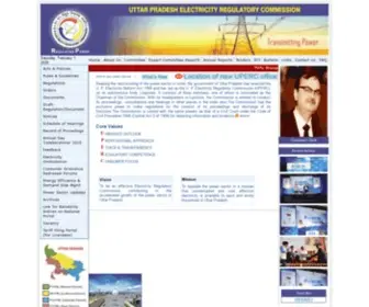 Uperc.org(Uttar Pradesh Electricity Regulatory Commission) Screenshot