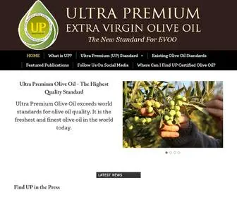 Upextravirginoliveoil.com(Ultra premium extra virgin olive oil) Screenshot