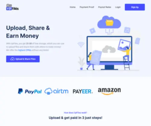 Upfiles.com(Upload) Screenshot