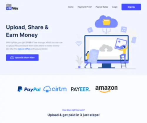 Upfiles.com(Upfiles is a file) Screenshot