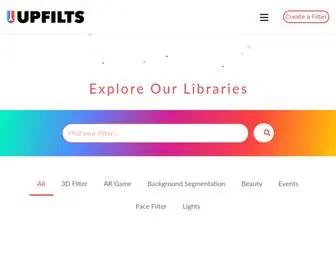 Upfilts.com(Library) Screenshot