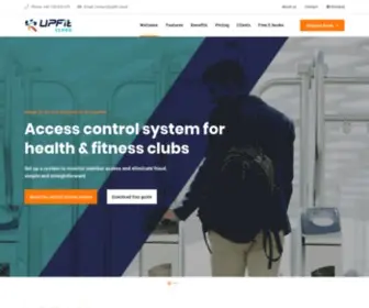 Upfit.biz(Management software for gyms) Screenshot