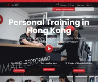 Upfitness.com.hk(World's Leading Personal Trainers in Hong Kong) Screenshot