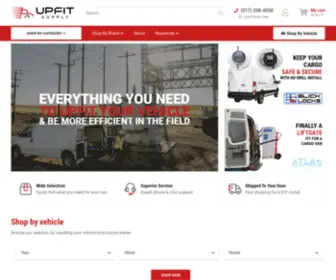 Upfitsupply.com(Cargo Van Accessories and Commercial Van Equipment) Screenshot