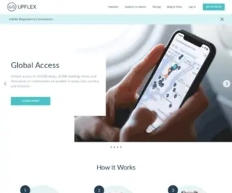 Upflex.com(Workspaces when and where your team needs them) Screenshot
