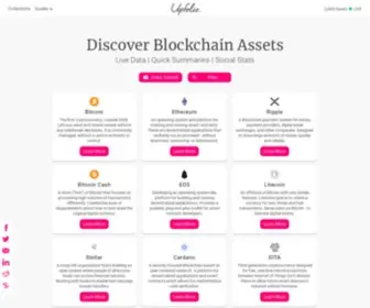 Upfolio.com(Get everything you need to know about digital assets in one place) Screenshot