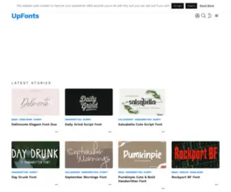 Upfonts.com(Fonts Free Download) Screenshot