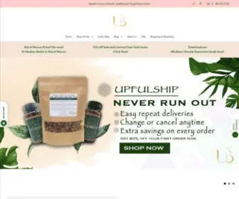 Upfulblends.com(Indigenous Tea Blends and Herbs) Screenshot