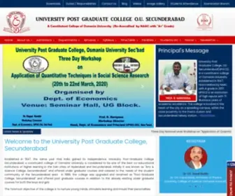 UPGCS.ac.in(University Post Graduate College O.U) Screenshot