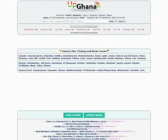 Upghana.com(Ghana Online Discussion Forum) Screenshot