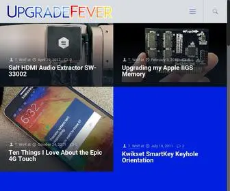 Upgradefever.com(Upgrade Fever®) Screenshot