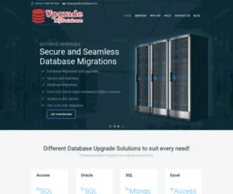 Upgrademydatabase.com(Home) Screenshot