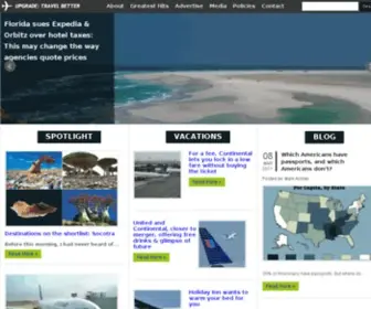 Upgradetravelbetter.com(TRAVEL BETTER) Screenshot