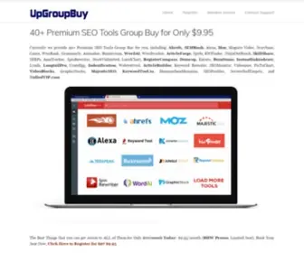 Upgroupbuy.com(SEO Tools Group Buy) Screenshot