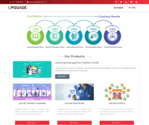 Upguage.com(Learning Management System) Screenshot