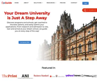 Upguide.ai(Global Counselling Platform for College Admissions) Screenshot