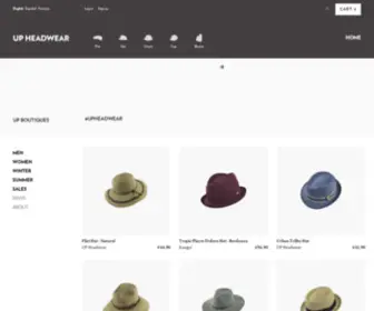 Upheadwear.com(UP HEADWEAR) Screenshot