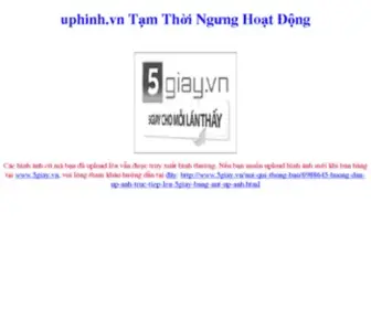 Uphinh.vn(Up hình ảnh nhanh miễn phí không cần tài khoản) Screenshot