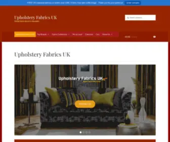 Upholstery-Fabricsuk.co.uk(Upholstery Fabrics UK) Screenshot