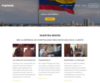 Uphotels.co(Colombia) Screenshot