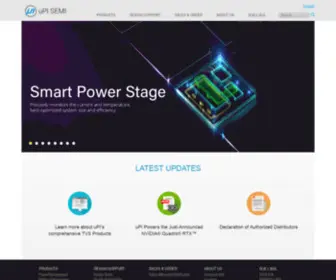 Upi-Semi.com(力智電子) Screenshot