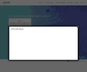 Upicon.in(INDUSTRIAL CONSULTANTS LIMITED) Screenshot