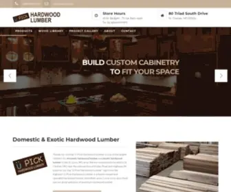 Upickhardwoodlumber.com(U-Pick Hardwood Lumber) Screenshot