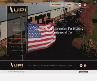 Upimfg.com(UPI Manufacturing) Screenshot