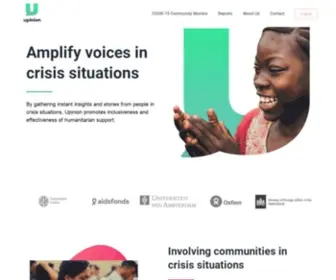 Upinion.com(Amplify) Screenshot