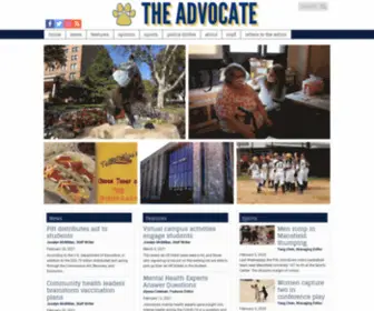 UPJ-Advocate.com(The Advocate The Advocate) Screenshot