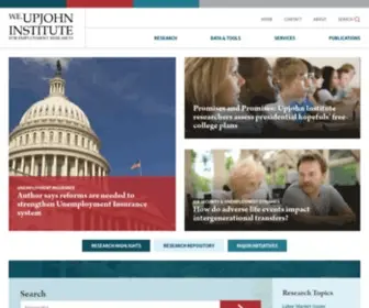 Upjohn.org(Upjohn Institute for Employment Research) Screenshot