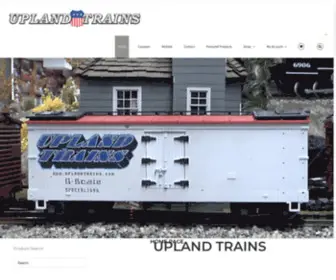 Uplandtrains.com(The Best "BIG" Train Store Around) Screenshot