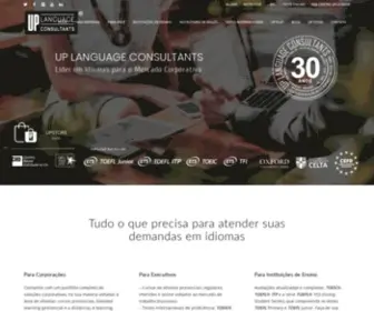 Uplanguage.com.br(Aulas in Company e online) Screenshot