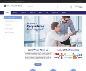 Uplec.co.uk(Electronic Design & Manufacture) Screenshot