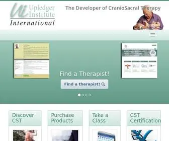 Upledger.com(Upledger Institute International) Screenshot