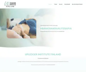 Upledger.fi(Upledger Institute Finland tarjoaa Kraniosakraaliterapia (CST)) Screenshot