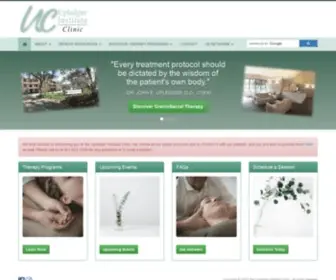 Upledgerclinic.com(The Upledger Institute Clinic) Screenshot