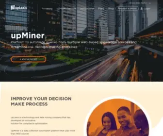 Uplexis.com(Data mining company) Screenshot