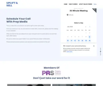 Upliftandsell.com(UPLIFT & SELL) Screenshot