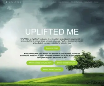 Uplifted.me(An Uplifting Word Game by Brainy Games) Screenshot