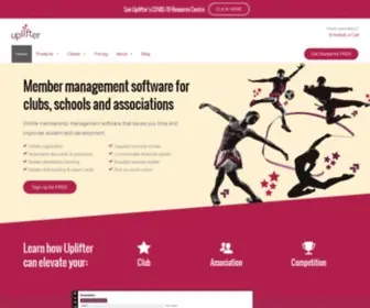 Uplifterinc.com(Get membership software) Screenshot