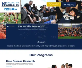 Upliftingathletes.org(Uplifting Athletes) Screenshot